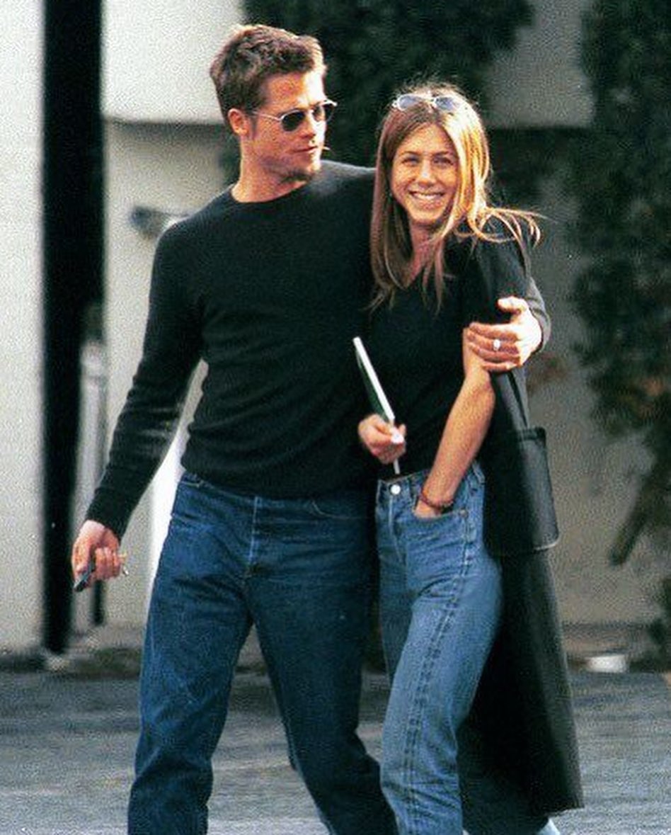 BRAD PITT Y JEN ANISTON