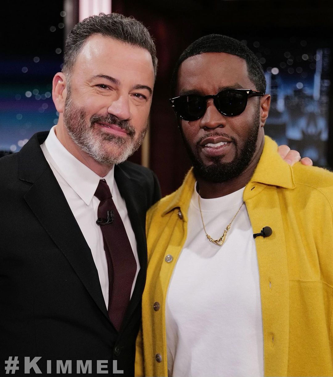 Diddy y Jimmy Kimmel