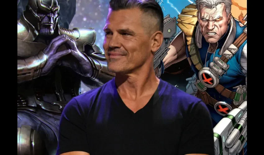 Josh Brolin durante una entrevista en la que habla sobre Cable y Thanos. Cortesía