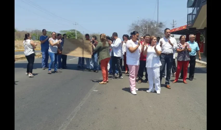 Foto ilustrativa de los manifestantes. 