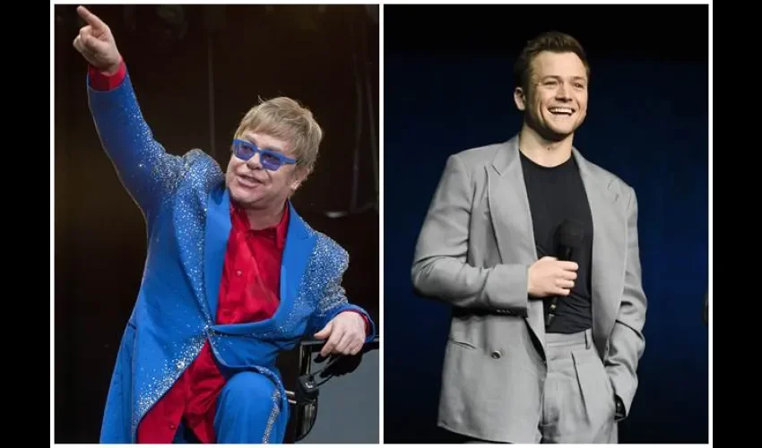 Elton  John y Taron Egerton. 