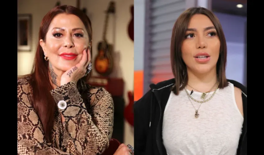 Alejandra Guzmán y Frida Sofía.