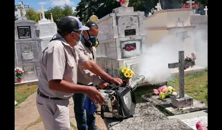 Foto ilustrativa del cementerio. 