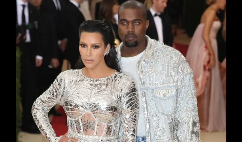 Kim y Kanye. 