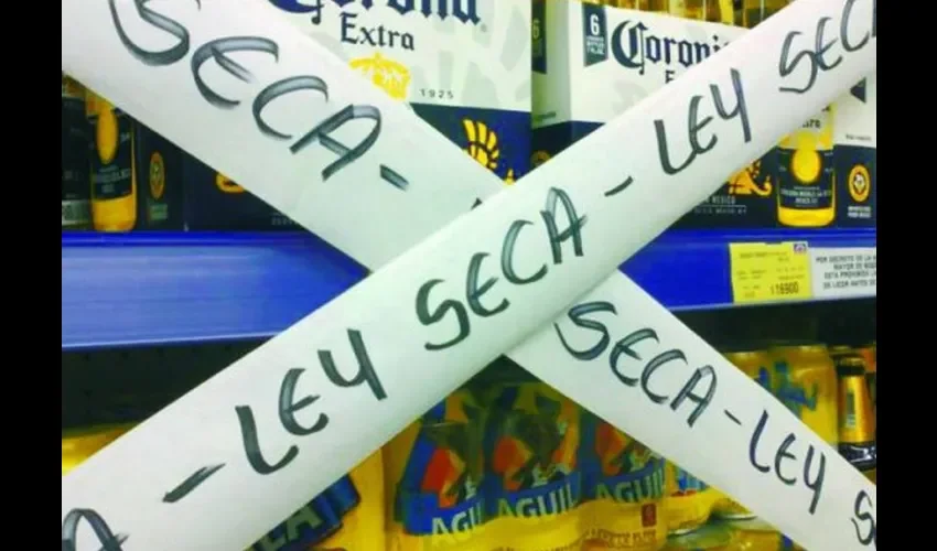 Foto ilustrativa de la Ley seca. 