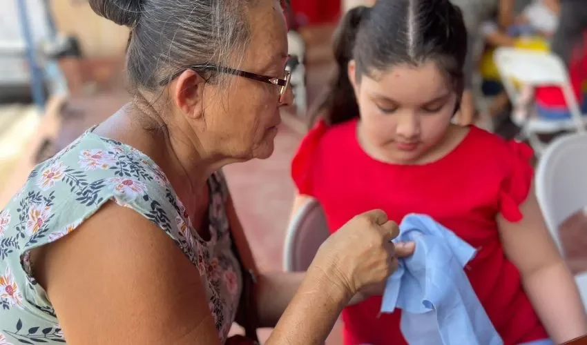 Las niñas aprovecharon las capacitaciones. 